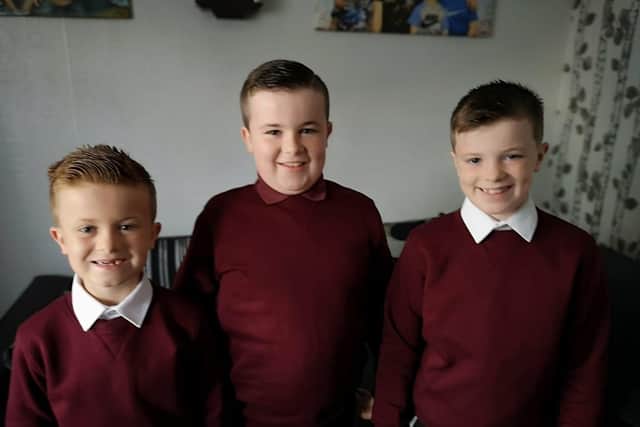 Billy, Jensen and Robbie Hume.