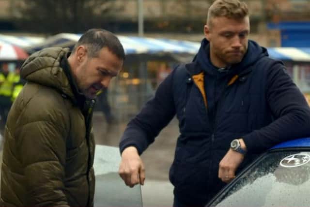 Paddy McGuinness and Freddie Flintoff in Mansfield.