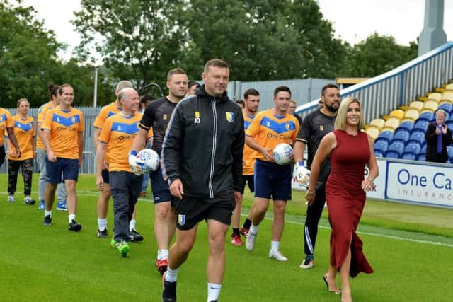 Launch of oneLIFE mission at Mansfield Town FC ground