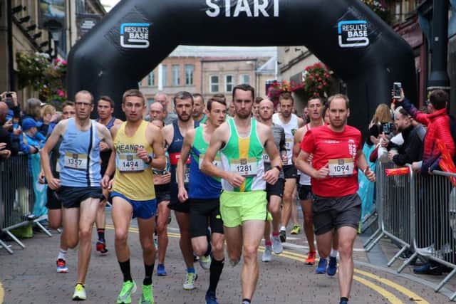 Runners set off on the 10k