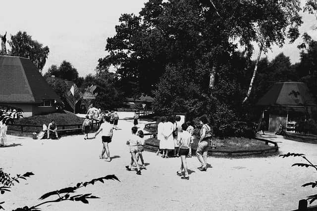 1985: A fabulous bygone snap of the Sherwood Forest Visitor Centre. Do you think we make enough of our links with Robin Hood?