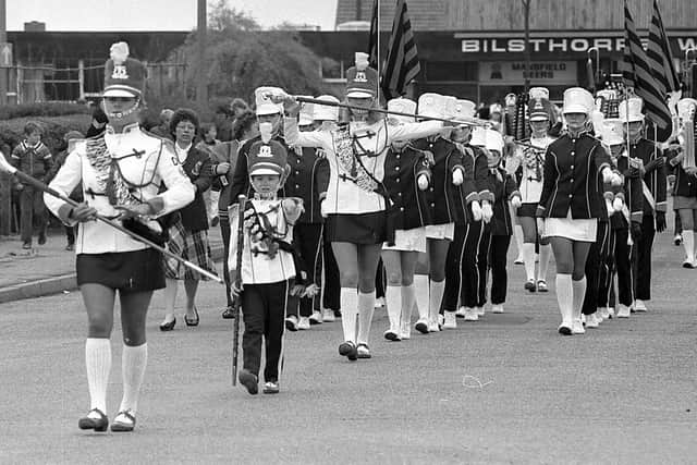 1985: Bilsthorpe Legionnaires Juvenile Jazz Band pictured marching through the village. Were you part of this band?