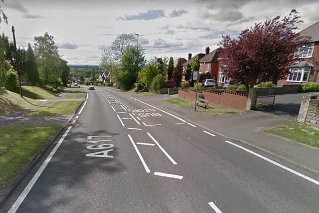 A617 in Glapwell is experiencing bad traffic.