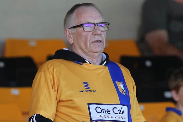 Mansfield Town fans at Port Vale.