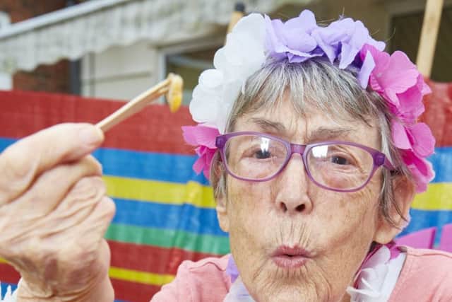The taste of cockles brought back lots of memories for 85-year-old resident Shirley Dolling. (PHOTO BY: Richard Tatham)