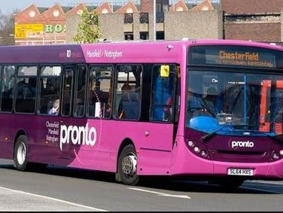 Stagecoach East Midlands operate the Pronto service