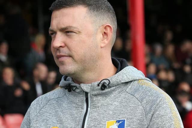 Mansfield Town boss John Dempster.