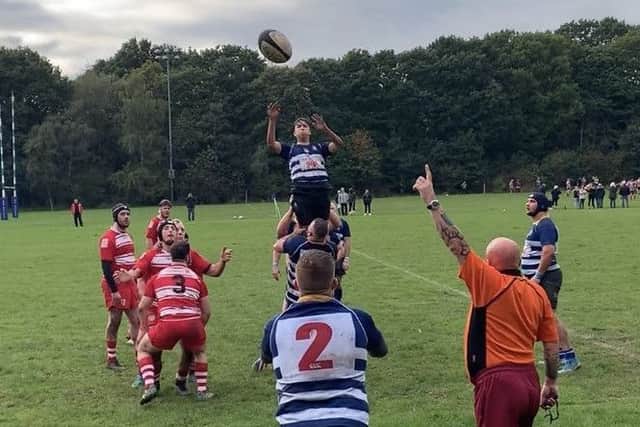 Action from Mansfields fine victory at home to old rivals, Moderns.