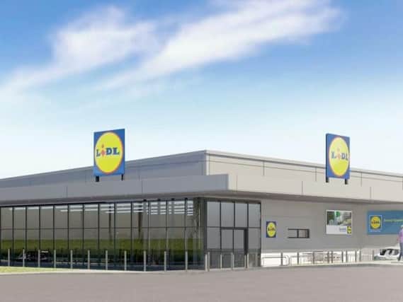 The new Lidl store