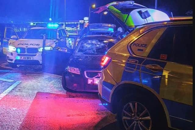 Armed police arrest three people in Ollerton