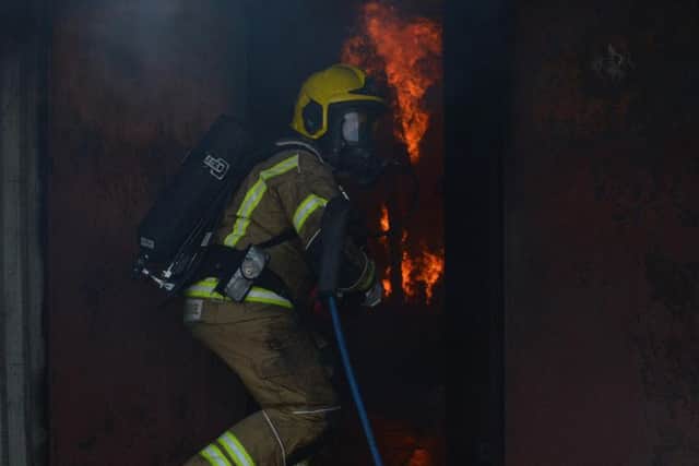 A firefighter.