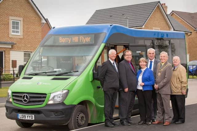 Richard Bowden, Robert Westerman, Councillor Kay Cutts MBE, Councillor John Handley, Mansfield Deputy Mayor Counci.