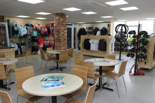 Inside the RGMM showroom on High Pavement, Sutton.