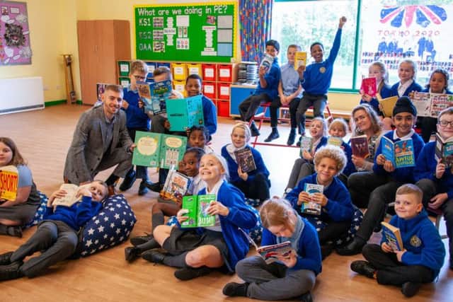 Children from Burntstump Seely Church of England Academy in Arnold