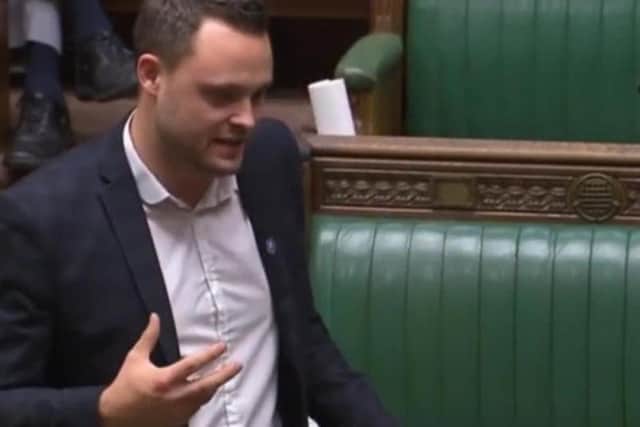 Ben Bradley praising the hospital in parliament.