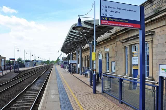Mansfield Train Station.