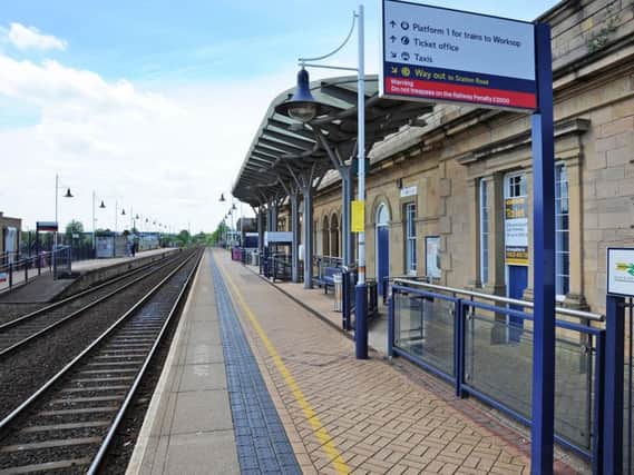 Mansfield Train Station.