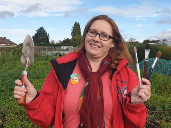 Clare Taylor has won 550 to start up The Allotment Project