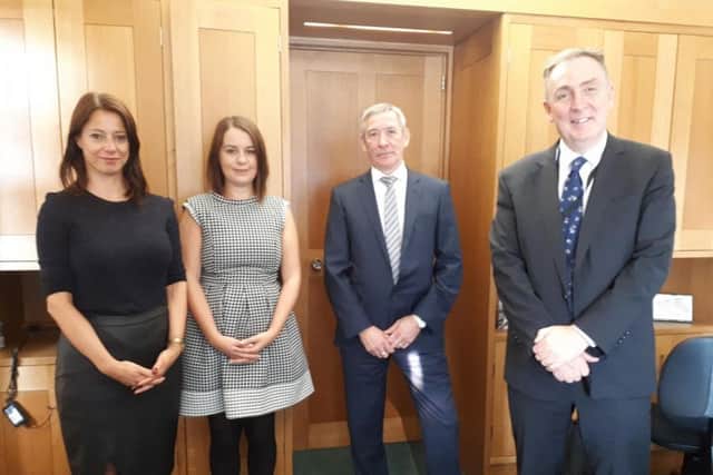 Gloria De Piero MP, Stephanie Peacock MP, Allen Young (Elected MPS Trustee) and Nick Smith MP at the latest meeting they held on the MPS.