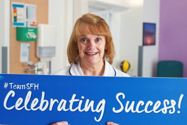Anita Edwards is one of three health professionals shortlisted for the peoples award at Sherwood Forest Hospitals NHS Trusts staff excellence awards.