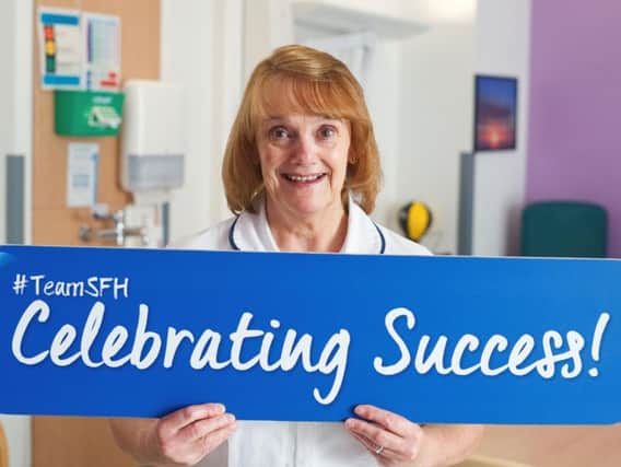 Anita Edwards is one of three health professionals shortlisted for the peoples award at Sherwood Forest Hospitals NHS Trusts staff excellence awards.