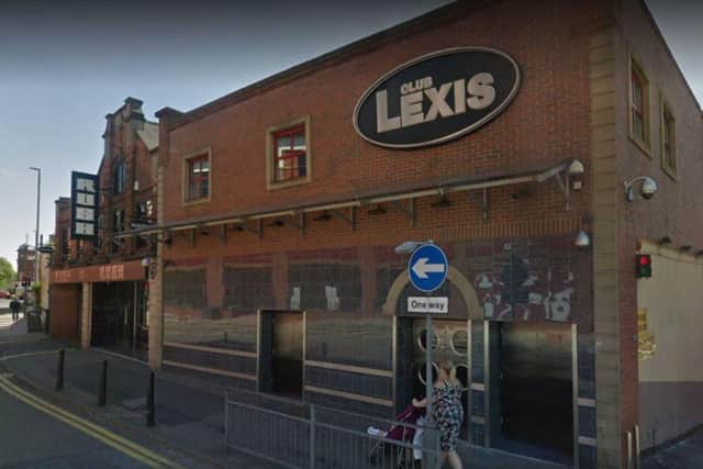 Lexis nightclub, on Clumber Street.