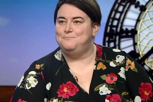 Sarah Brown, parliamentary candidate for the Liberal Democrats in Mansfield, appearing on BBC's Sunday Politics.
