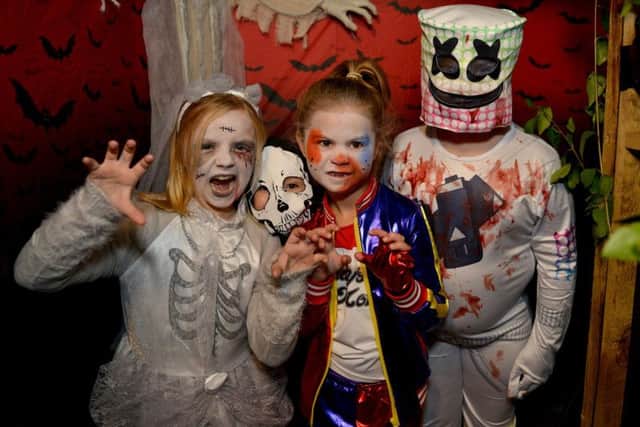 Spooky Halloween House maze in Kirkby, raising money for a defibrillator.