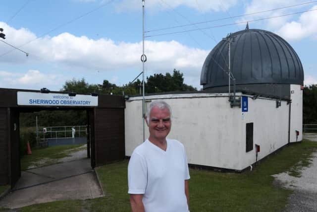 Steve Binns, communications officer Sherwood Observatory.