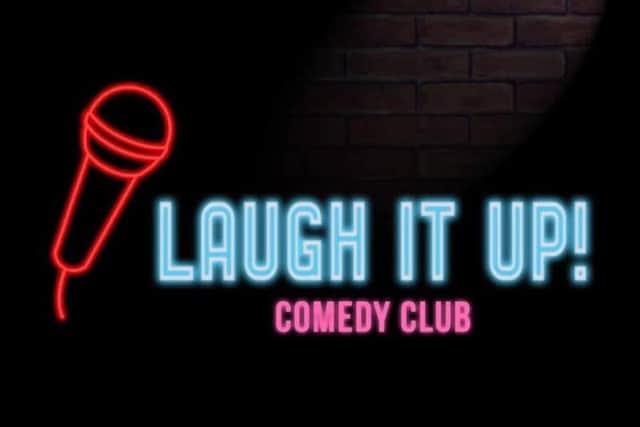The Laugh It Up! branding
