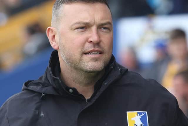 Mansfield Town boss John Dempster.