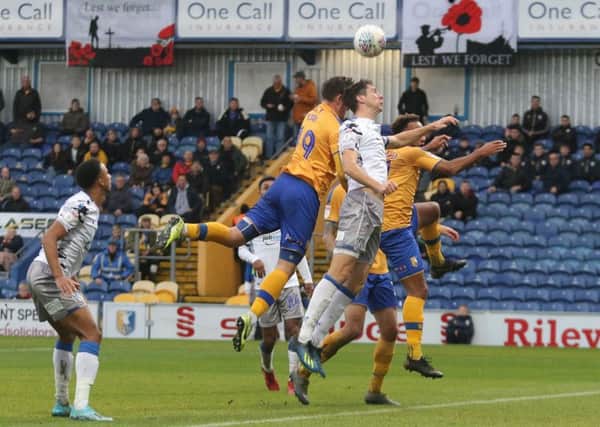 Mansfield Town v Colchester,