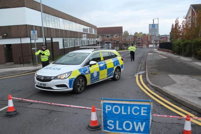 Nottinghamshire Police on scene at Langton Road following a stabbing.