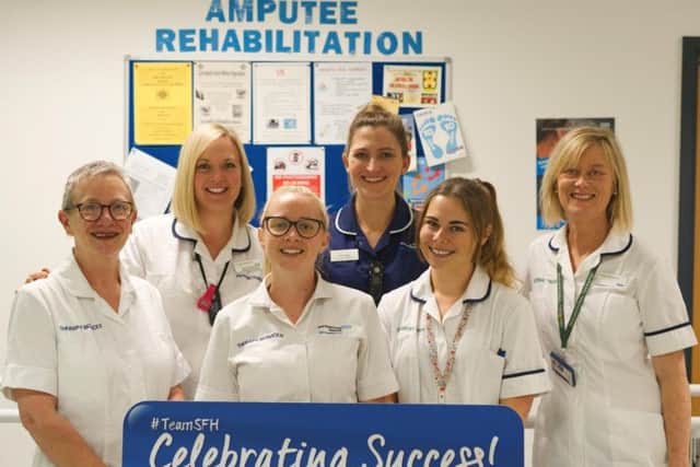 Staff on the Amputee Rehabilitation Team.