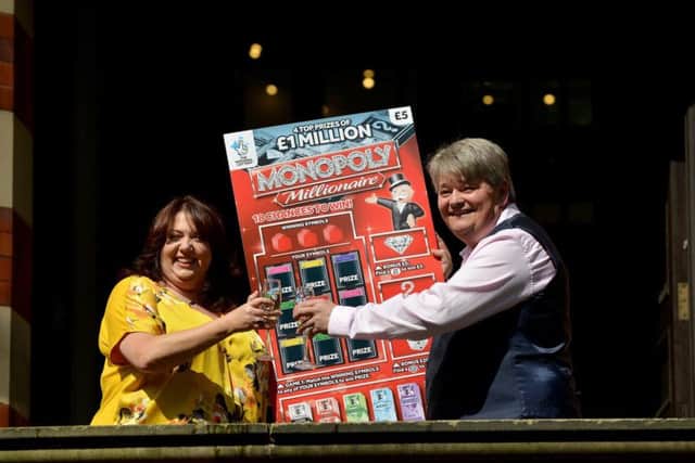Mansfield couple Andrew and Paula Hancock scooped 1,000,000 on a National Lottery scratchcard.