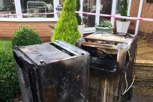 The cause of the fire was a tumble drier