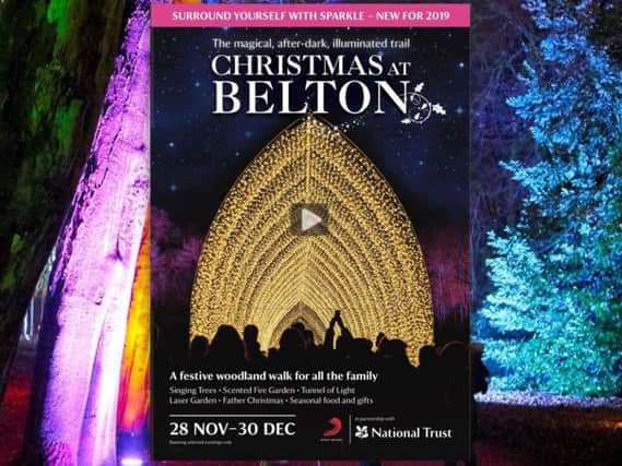 Christmas At Belton page turning E-leaflet with booking links and video
