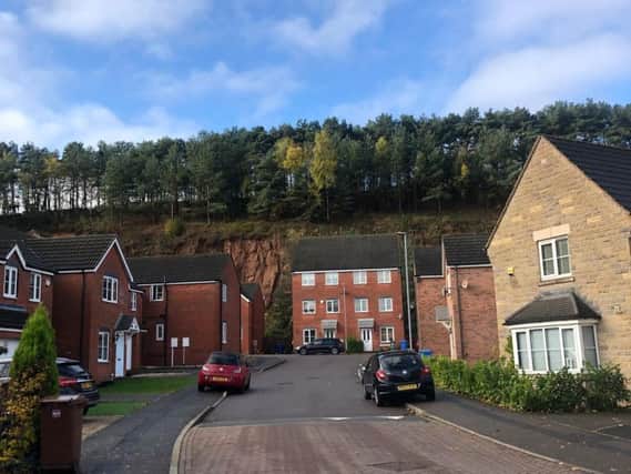Thirty-five properties on Bank End Close in the Berry Hill Quarry area of Mansfield