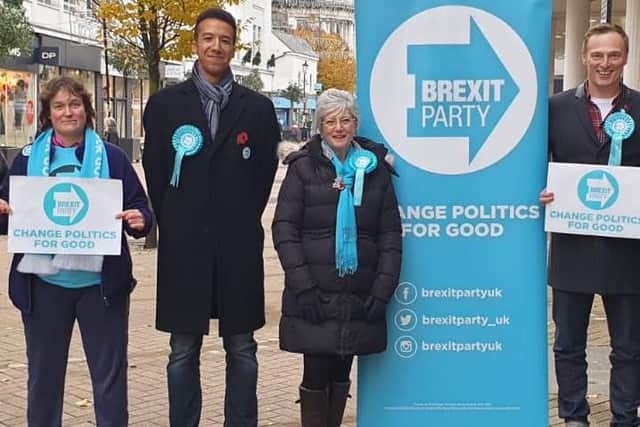 Kate Allsop, centre.