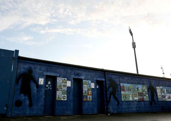Macclesfield Town's Moss Rose Ground. (Photo by Charlotte Tattersall/Getty Images)