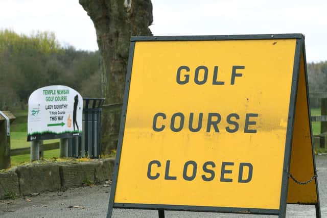 Golf courses will have too open under strict social distancing guidelines, the CEO of England Golf has warned.