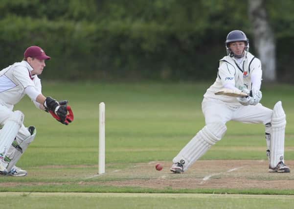 An unbeaten 86 by Richard Stroth helps Cuckney to notch up a vital win against Caythorpe -Pic by:Richard Parkes