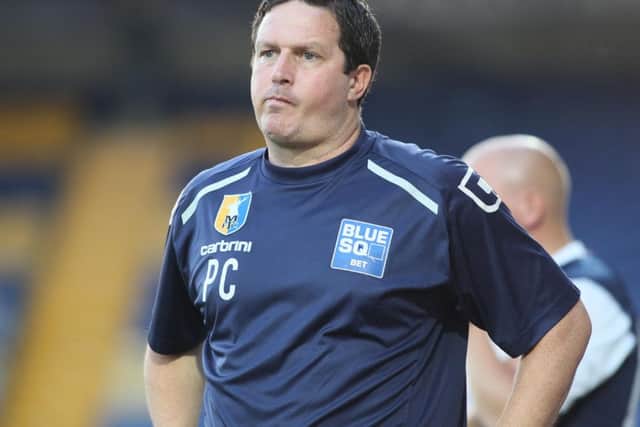 Mansfield Town manager Paul Cox -Pic by:Richard Parkes
