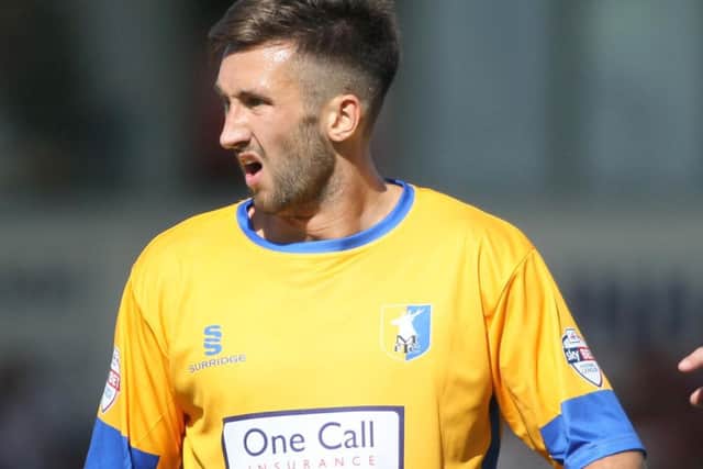 Mansfield Town's new boy Ollie Palmer -Pic by:Richard Parkes