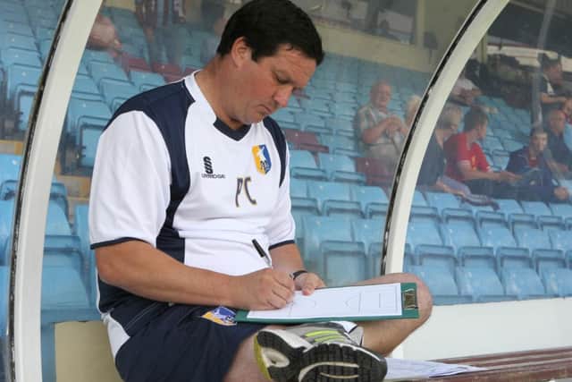 Paul Cox makes the final tweakings to his team selection  -Pic by:Richard Parkes