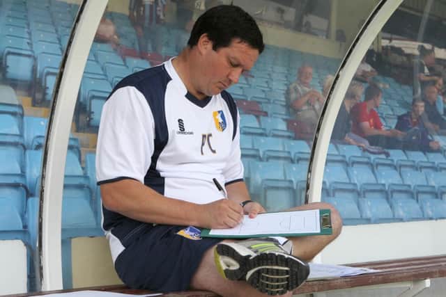 Paul Cox makes the final tweakings to his team selection  -Pic by:Richard Parkes