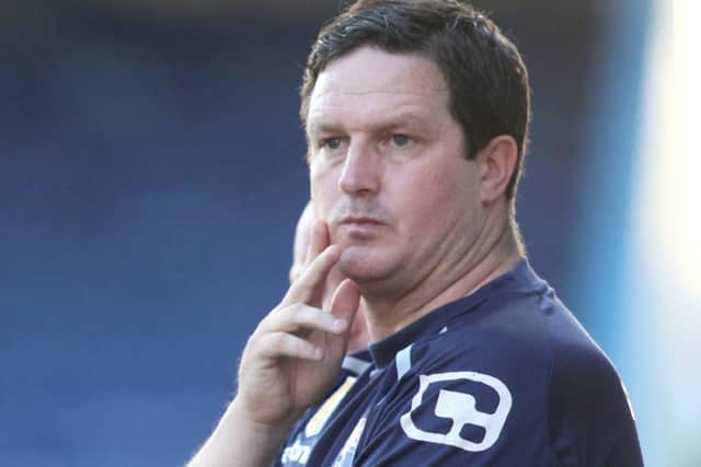 Mansfield Town's manager Paul Cox  -Pic by:Richard Parkes