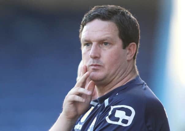 Mansfield Town's manager Paul Cox  -Pic by:Richard Parkes