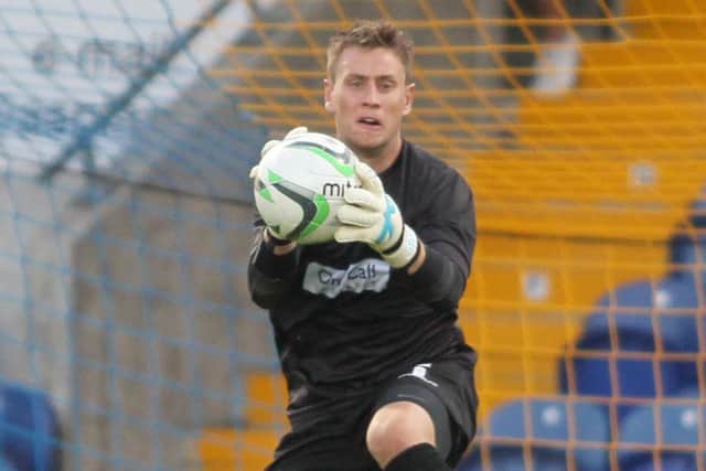 Mansfield Town 'keeper Alan Marriott  -Pic by:Richard Parkes