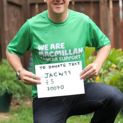 Andy Callaghan-Wetton plans to run 1,000 miles in a year for Macmillan.